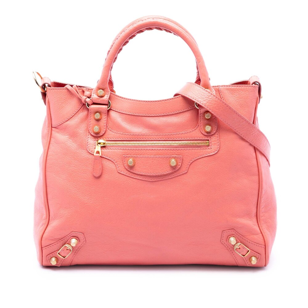 Pre-Loved Balenciaga Lambskin Motocross Giant 12 Velo Satchel